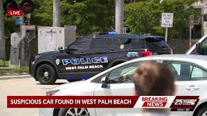 Bomb squad responds to suspicious car at Howard Park in West Palm Beach