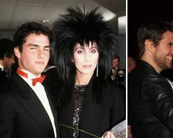 Image of Cher and Tom Cruise