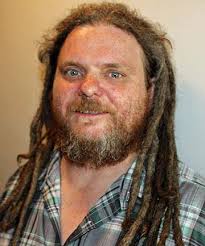 HAIR TODAY: Beach Haven man Peter Ashcroft, 44, is having his dreadlocks cut off in support of the Child Cancer Foundation. - 9766144