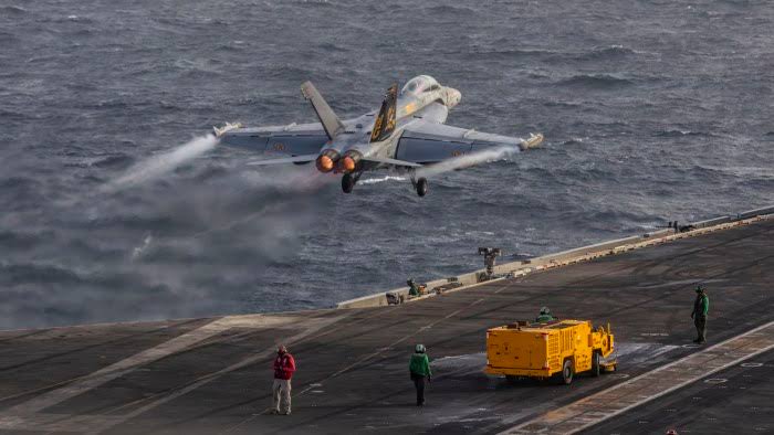 U.S. sending fresh aircraft carrier USS George Washington to Middle East to replace USS Abraham Lincoln amid Iran war strain