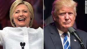 Image result for donald trump hillary clinton