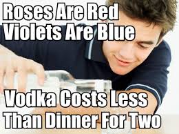 Single on Valentine&#39;s day Roses are red, Violets... via Relatably.com