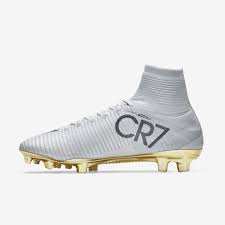 Cr7 Cleats Youth Gold And White Superflys