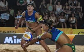 Vôlei de praia: Brasil leva duplas à semi do Sul-Americano