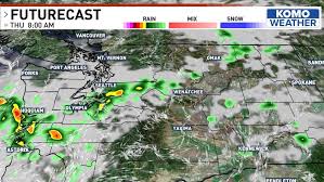 Rain, thunder, lightning roll across parts of western Washington