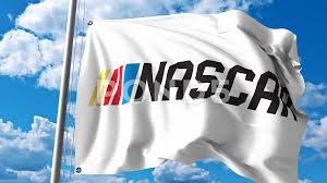 For Sale Nascar Logo Sign - 41" X 11.5" Espresso Stain Backer And Frame, Wood Nascar Race