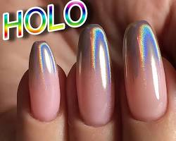 Hình ảnh về Ombre mirror nails