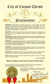 Corpus Christi Celebra Juneteenth com Festivais e Proclamações - Imagen principal del artículo