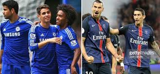 Image result for chelsea vs psg logo