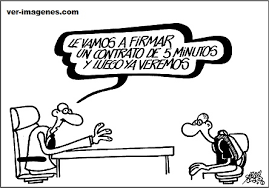 Resultado de imagen para contrato de trabajo