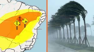 Inmet alerta para perigo de vendaval em 36 cidades de Pernambuco; veja quais