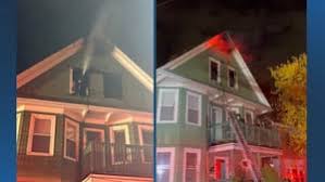 Eight people displaced after fire in Allston