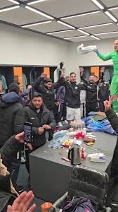 افکارنیوز - جشن و شادی شاگردان تارتار در رختکن قلعه‌حسن‌خان+ فیلم