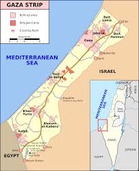 Risultati immagini per egypt against hamas tunnels map