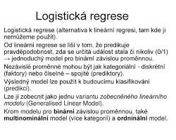 Image of Logistická regresní model