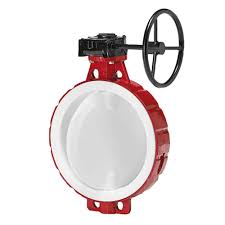 PTFE Seat Wafer Butterfly Valve with Worm Gear - ZFA Valves ...