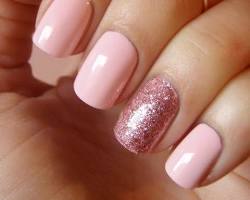 Hình ảnh về Pink Nail Designs with Glitter Accents