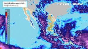 Tormentas y calor hoy domingo en México, generándose granizadas en estados del Norte, Occidente y Centro