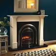 Large wall mounted electric fire eBay