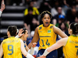 Brasil leva susto, bate Polônia e obtém vaga na fase final da Liga das Nações de vôlei feminino