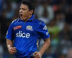 Piyush Chawla celebrating a wicket