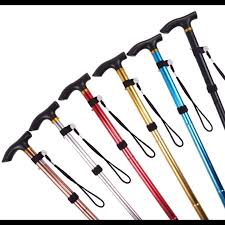 Basic Folding Cane, Adjustable and Lightweight Aluminum