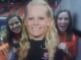 These lovely, gymnastics-crazed Auburn fans arrived early last Friday in order to secure the coveted Kylie Shields head. If the atmosphere against Georgia ... - kylie