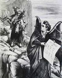 Victoria Woodhull as the devil... - RareNewspapers.com via Relatably.com