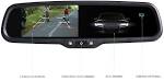 Backup camera monitor rear view mirror