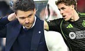 Não se esqueça que você está atrás de nós na tabela da Premiership, lembra o técnico do Rangers, Danny Rohl, a Luke McCowan após a ostentação do Celtic