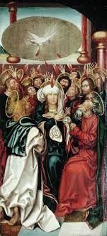 Bugnon Altarpiece: Pentecost - Hans Fries als Kunstdruck oder ... - bugnon_altarpiece_pentecost_hi