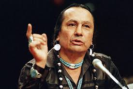 Russell Means, who led the American Indian Movement, (AIM) shown here in 1989 testifyinng before the US Senate in Washington. - 10-22-12-Russell-Means_full_600