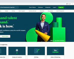 Image of Upwork website