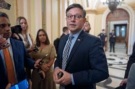Rep. Madeleine Dean confronts House Speaker Mike Johnson about Trump sombrero post