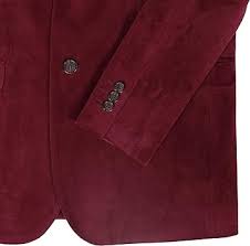 HAZELAND Boys Formal Velvet Blazer Suits Jacket Outfit Dress Solid Color
