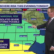 Metro Detroit Weather: Slight risk of an evening severe storm