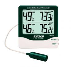 Extech 445713 Big Digit Indoor/Outdoor Hydro-Thermometer
