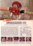 Vintage collectors abu red ambassadeur 50fishing reel case
