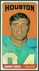 Johnny Baker 1965 Topps football card. Want to use this image? See the About page. - Johnny_Baker