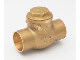 Brass 1-1/4-in SWT x 1-1/4-in SWT Swing Check Valve - Lead ...