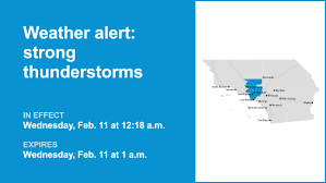 Thunderstorm in Los Angeles