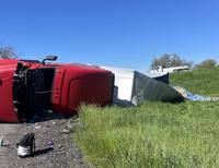Beer Spill Delays Traffic After Big Rig Overturns Near Woodland