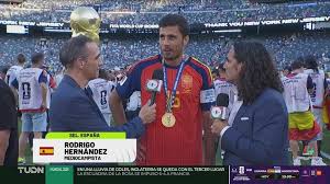 Rodri se inspiró en Rafael Nadal para ganar el Balón de Oro del Mundial 2026