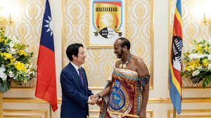 Taiwan’s leader visits Eswatini despite pressure from China to block trip
