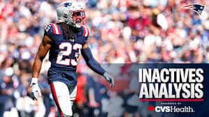 Patriots Inactives: Dugger, Chism, and White Out vs. Browns