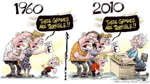 Resultado de imagem para classroom  exam grades students cartoon