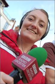 Reporter Eleanor Garnier provided commentary for Ben Jackson back in the studio, with a bit of added morale support thrown in for the five participants. - _47499383_dsc_0468