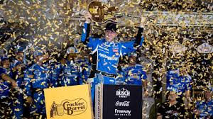 Denny Hamlin storms back from pole-start penalty to win at Nashville