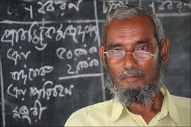 Headmaster Mohammed Abdur Rashid (Image: BBC) - _46041358_headmaster766bbc