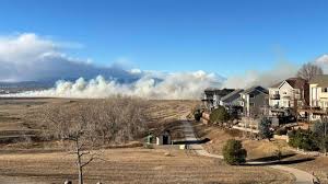 Wildfire contained near Broomfield-Boulder county line in northwestern part of Denver metro area